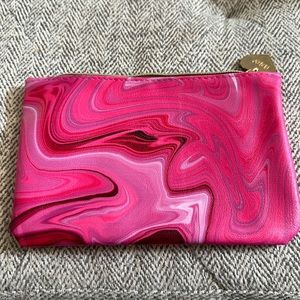 Ipsy cosmetic bag, pink swirl. Brand new